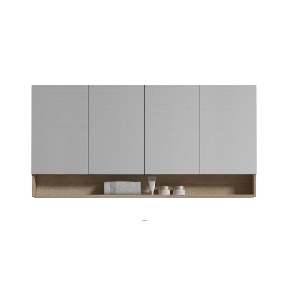 Legna 1500 Oak Shaving Cabinet With Shelf