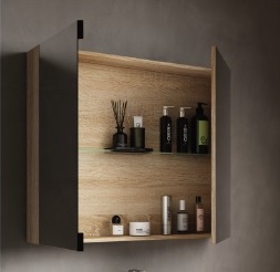 Legna 600 Oak Shaving Cabinet - Image 2