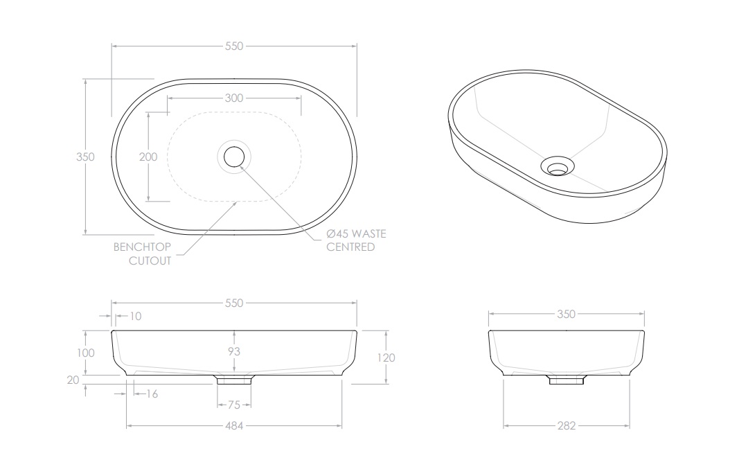 Marilyn Ceramic Above Counter Basin Matte Olive - Image 5