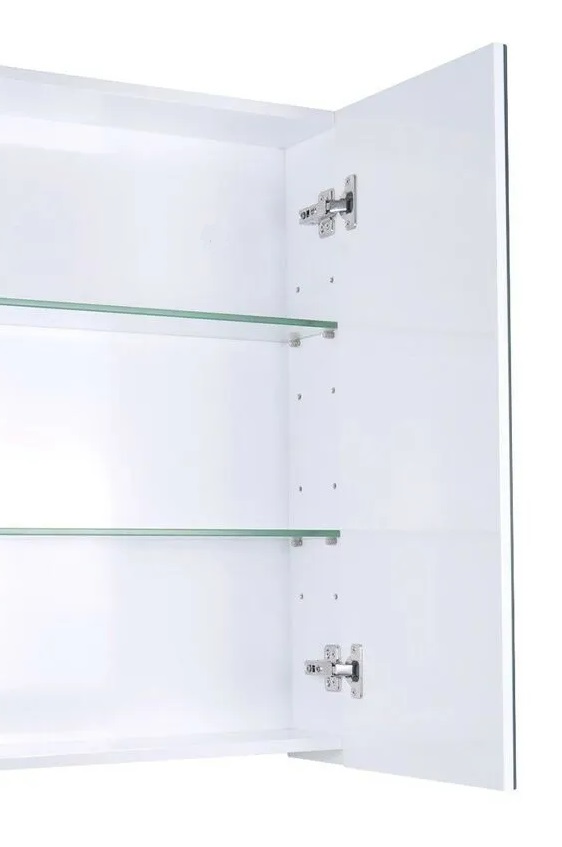 PVC Shaving Mirror Cabinet 450 Pencil Edge - Image 2